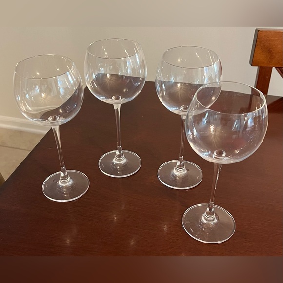 Lenox Crystal Balloon Wine/Water Glasses 8 1/2” - Set of 4 - Picture 1 of 6